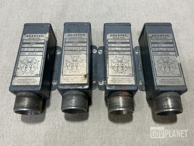 (4) Agastat 2122DH122NDC890 Electromagnetic Relays