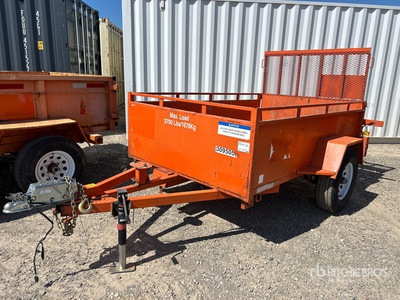 2021 Miska 8 ft S/A Utility Trailer