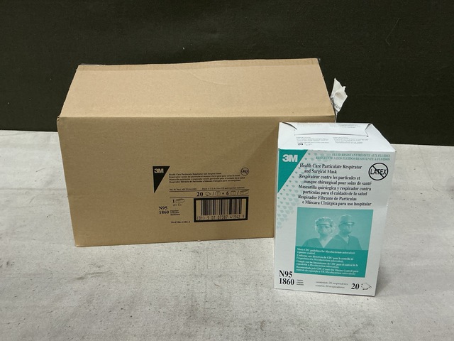 (88) Boxes of 3M 1860 N95 Surgical Masks (88) Boxes of 3M 1860 N95 Surgical Masks