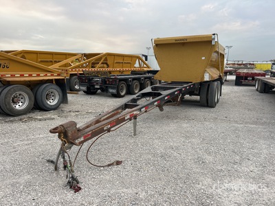 2015 Warren 12 ft T/A Pup Dump Trailer