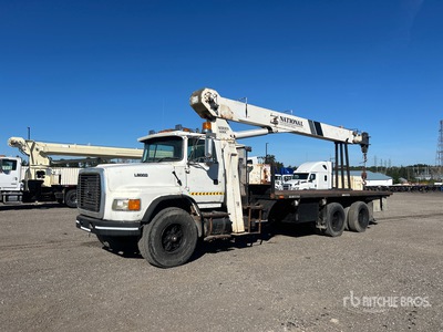 National 600C Straight Boom on 1995 Ford LTS9000 6x4 Camión Grúa