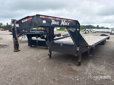 2025 Trailmaxx Max27-40 7000 lb 40 ft T/A Gooseneck Remorque pour équipement