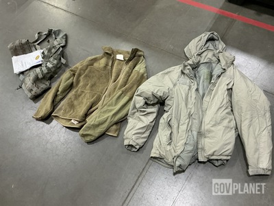 (21) Cold Weather Jackets, (11) Cold Weather Parkas & Assorted Items