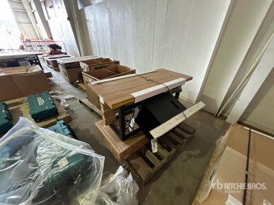 Quantity of (2) 55 in Adjustable Height Propane Fire Pit Table W/ Table Top Lid Varios, muebles para el hogar