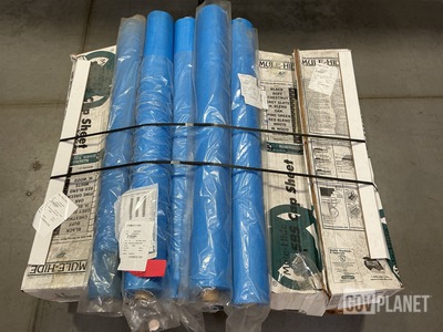 (5) Rolls of Mule-Hide SBS Cap Sheets & (5) Rolls of Mesh Material