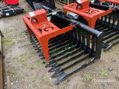 2025 Kit Containers QT-SG-S76-V3 75 in grapple スキッドステア用グラップル (Unused)