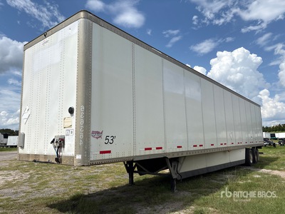 2016 Wabash DVCVHPC 53 ft x 102 in T/A Van Trailer