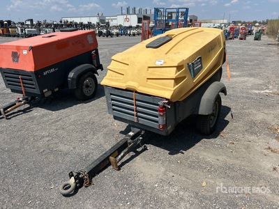 2017 Atlas Copco XAS185KD 185 cfm Mobile Compresseur à air