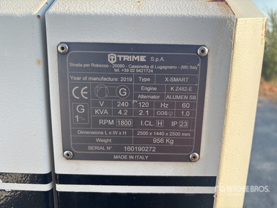 2019 Trime EL1250 Light Tower