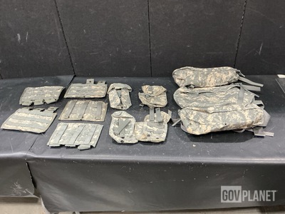 (57) M4 Three Mag Pouches, (110) Waist Packs & Assorted Items