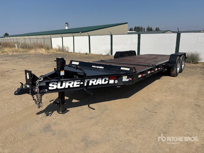 2025 Sure-Trac 8000 lb 21 ft T/A Remorque à plateau basculant