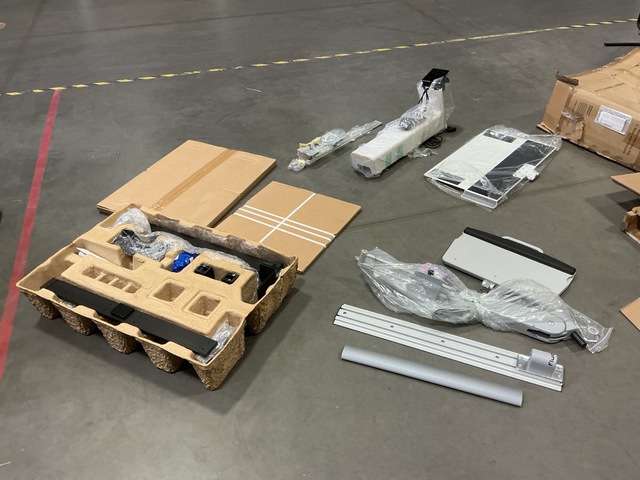 (3) Assorted Monitor/Workstation Mounts (3) Assorted Monitor/Workstation Mounts