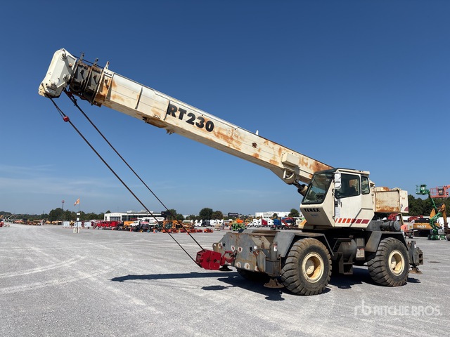 1998 Terex RT230 60000 lb 4x4 Rough Terrain Crane