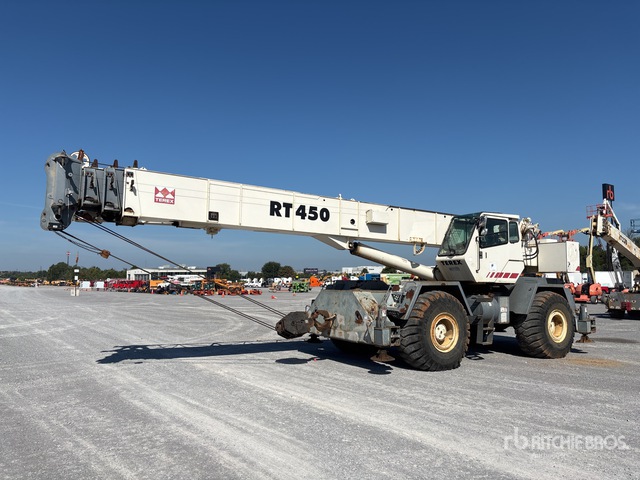 1999 Terex RT450 50 ton 4x4 Rough Terrain Crane
