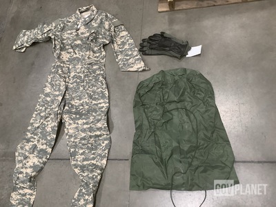 (31) Clothing Bags, (14) Pairs of Mechanics Coveralls & Assorted Items
