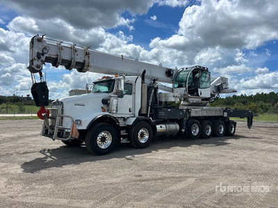 Manitex TC700 70 ton Straight Boom on 2015 Kenworth T-800 12x6x4 Twin-Steer شاحنة رافعة