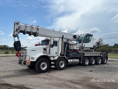 Manitex TC700 70 ton on 2015 Kenworth T800 12x6x4 Twin-Steer mobiele kraan