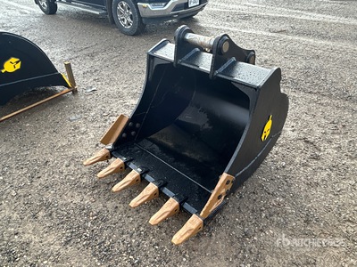 Dynamic Entities 120CL 42 in Excavator Bucket - Fits 65mm Cat 311/312/313/314 Kobelco 140 Deere/Hitachi ZX120/135 Case 130/135, Doosan DX140