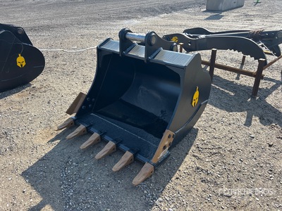 2026 Dynamic Entities 120CL 47 in Q/C Digging Excavator Bucket - Fits Cat 311/312/313/314 Kobelco 140 Deere/Hitachi ZX120/135 Case 130/135, Doosan DX140 (Unused)