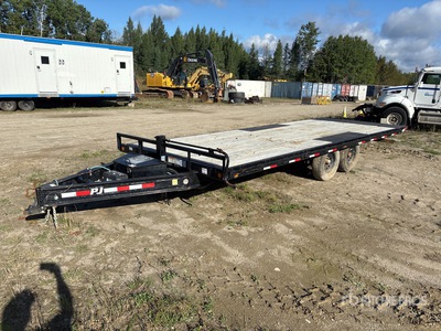 2020 PJ Trailer 22 ft T/A Hydraulic Tilt Equipment Trailer