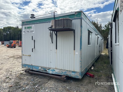 2020 60 ft x 12 ft Skid-Mounted Locker Room Mobile Camp
