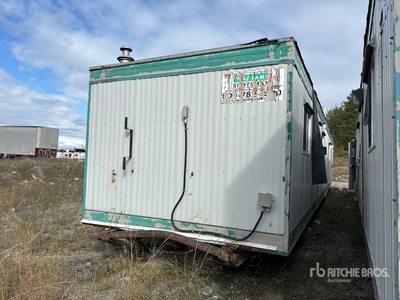 2020 60 ft x 12 ft Skid-Mounted Locker Room Mobile Camp