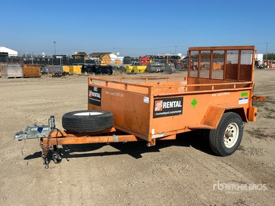 2019 Miska CA58U 8 ft S/A Utility Trailer