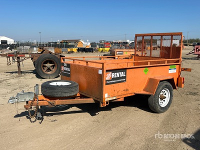 2020 Miska CA58U 8 ft S/A Utility Trailer