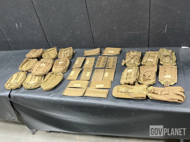 (437) Adapters, (226) Side Plate Pouches, (97) Ammo Pockets & Assorted Items