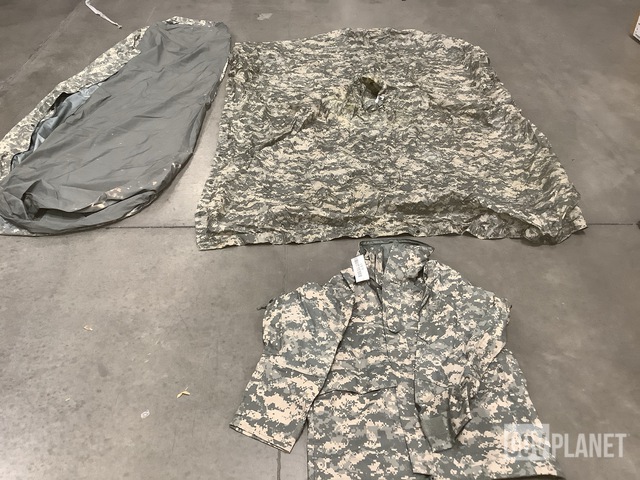 (18) Bivy Covers, (78) Wet Weather Ponchos & Assorted Items