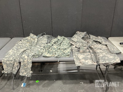 (55) Trousers, (1) Parka, (1) Jacket & Assorted Items