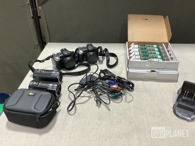 (10) Fuses, (4) Assorted Cameras & Video Cameras & Assorted Items