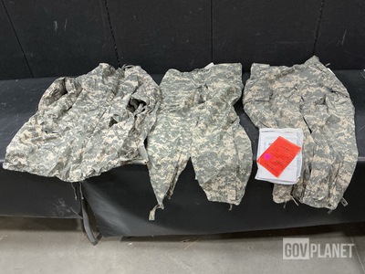 (51) Trousers, (9) Parkas & Assorted Items