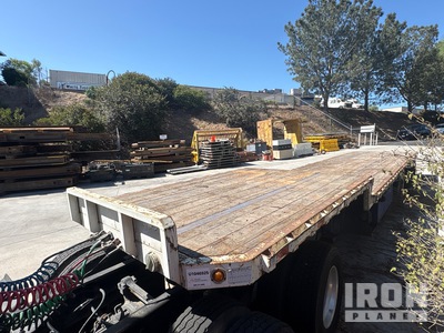 1989 Trailmobile 38 ft T/A Flatbed Trailer