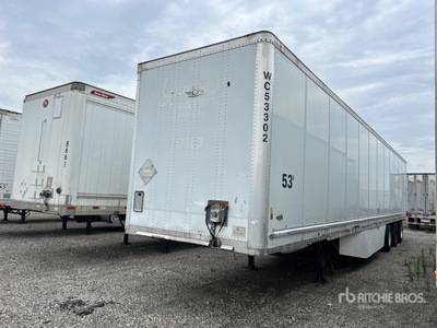 2007 Wabash 53 ft x 102 in Tri/A مقطورة فان