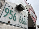 Trailer Chassis with License Plate Light Functional