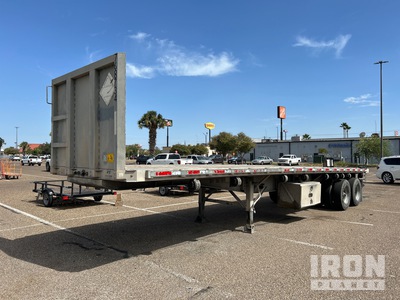 2017 Hyundai FC2366122-AF 68000 lb 36 ft T/A Flatbed Trailer