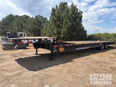 2018 Trail King TK80HT 48 ft T/A Hydraulic Tail Trailer