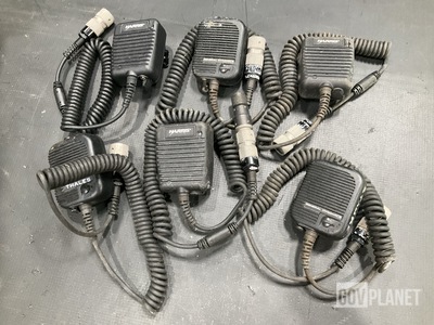 (6) Assorted 12041-3150-02 Dynamic Microphones