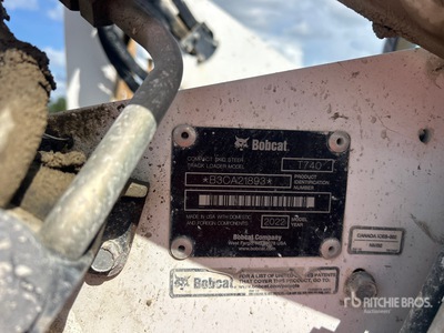 2022 Bobcat T740 Oruga cargadora compacta