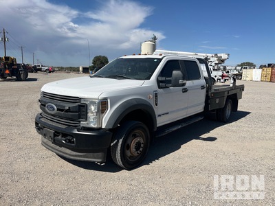 2019 Ford F-550 XL 4x4 Crew Cab Flatbed Truck