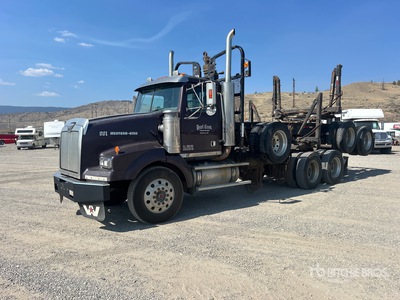 2004 Western Star 4900 6x4 Combination شاحنة الخشب