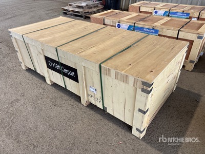 2026 Suihe GS2119 Double Garage Metal Shed (Unused)