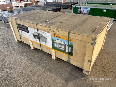 2026 Suihe GS2322 Double Garage Metal Shed (Unused)