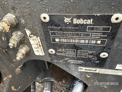 2021 Bobcat E26 Mini Excavator