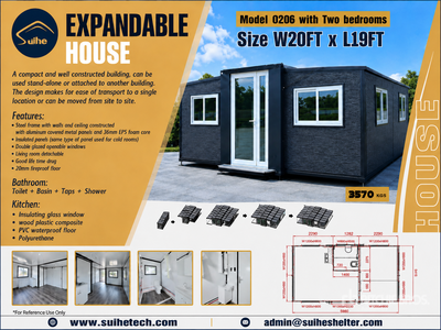 2026 Suihe FB1920C-FP 19 ft x 20 ft Expandable House (Unused)