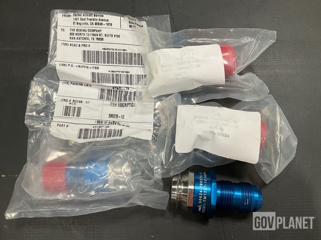 (4) Boeing 390275-12 Quick Disconnect Coupling Halves