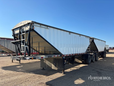 2012 Lode King 28 ft Super B-Train Lead Grain Trailer