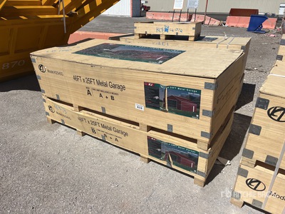 2026 KJ K2545G 25 ft x 45 ft Metal Garage Magazzino