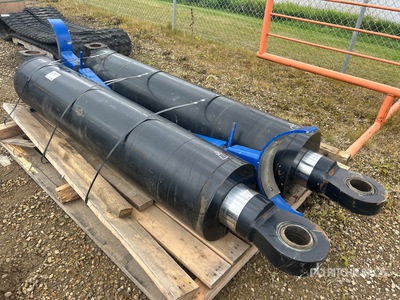 Quantity of (2) 14 in Bore x 53 in x 8 in Rod Lifting Cilindro (Unused)